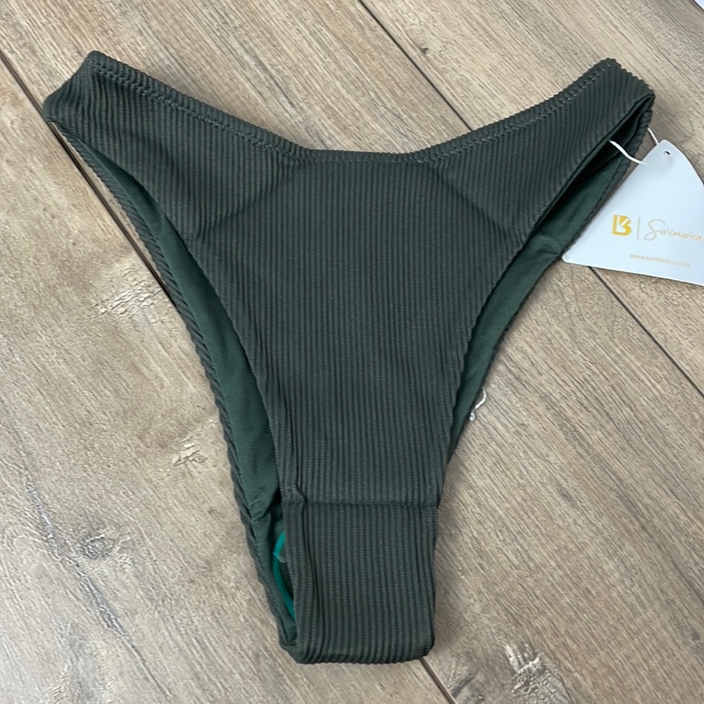 BuffBunny Dark Green Bikini Bottom